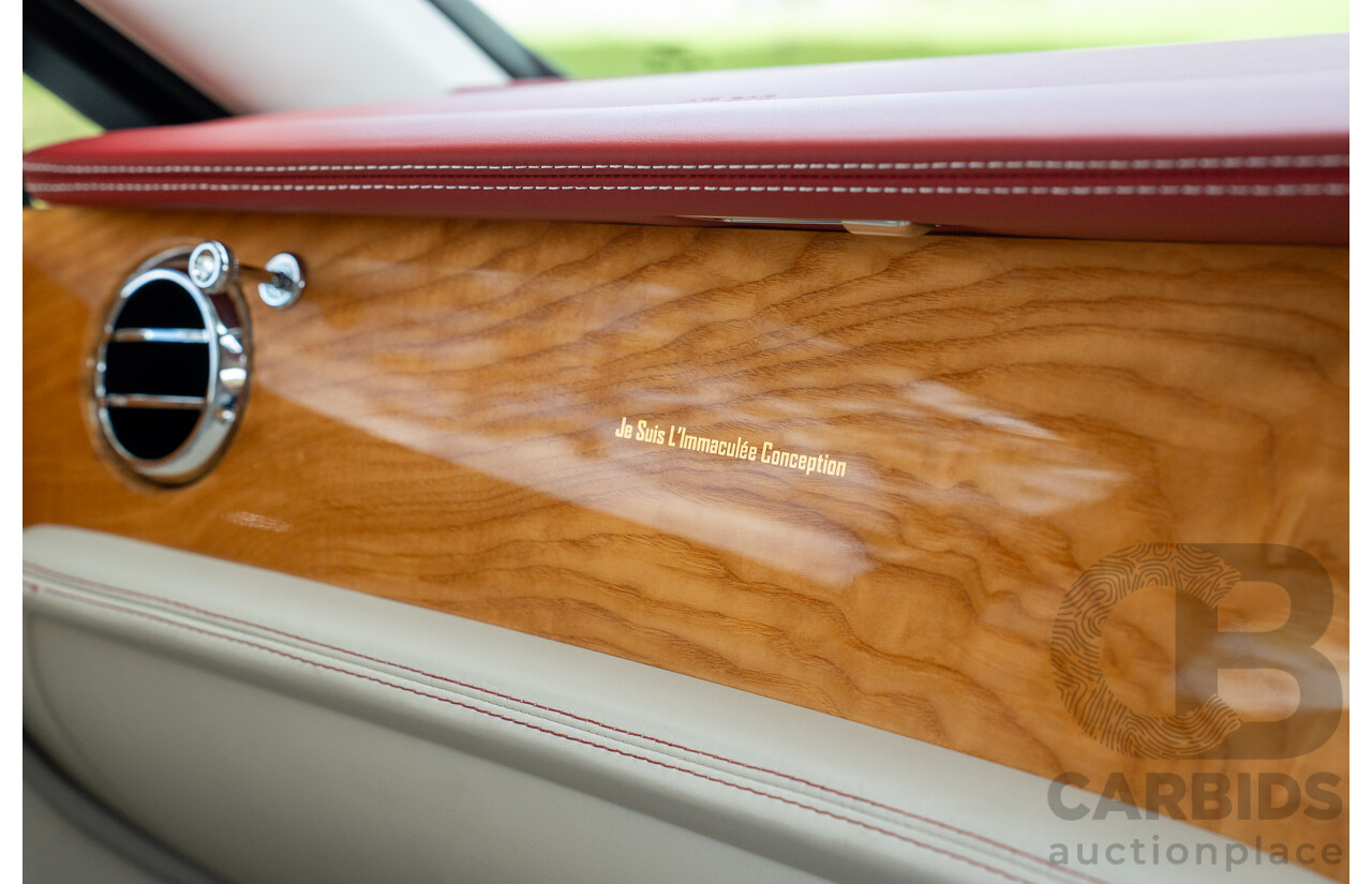 08/2013 Bentley Mulsanne (Mulliner & Premiere Specification) 3Y 4d Sedan Ghost Pearl White Twin Turbo V8 6.8L