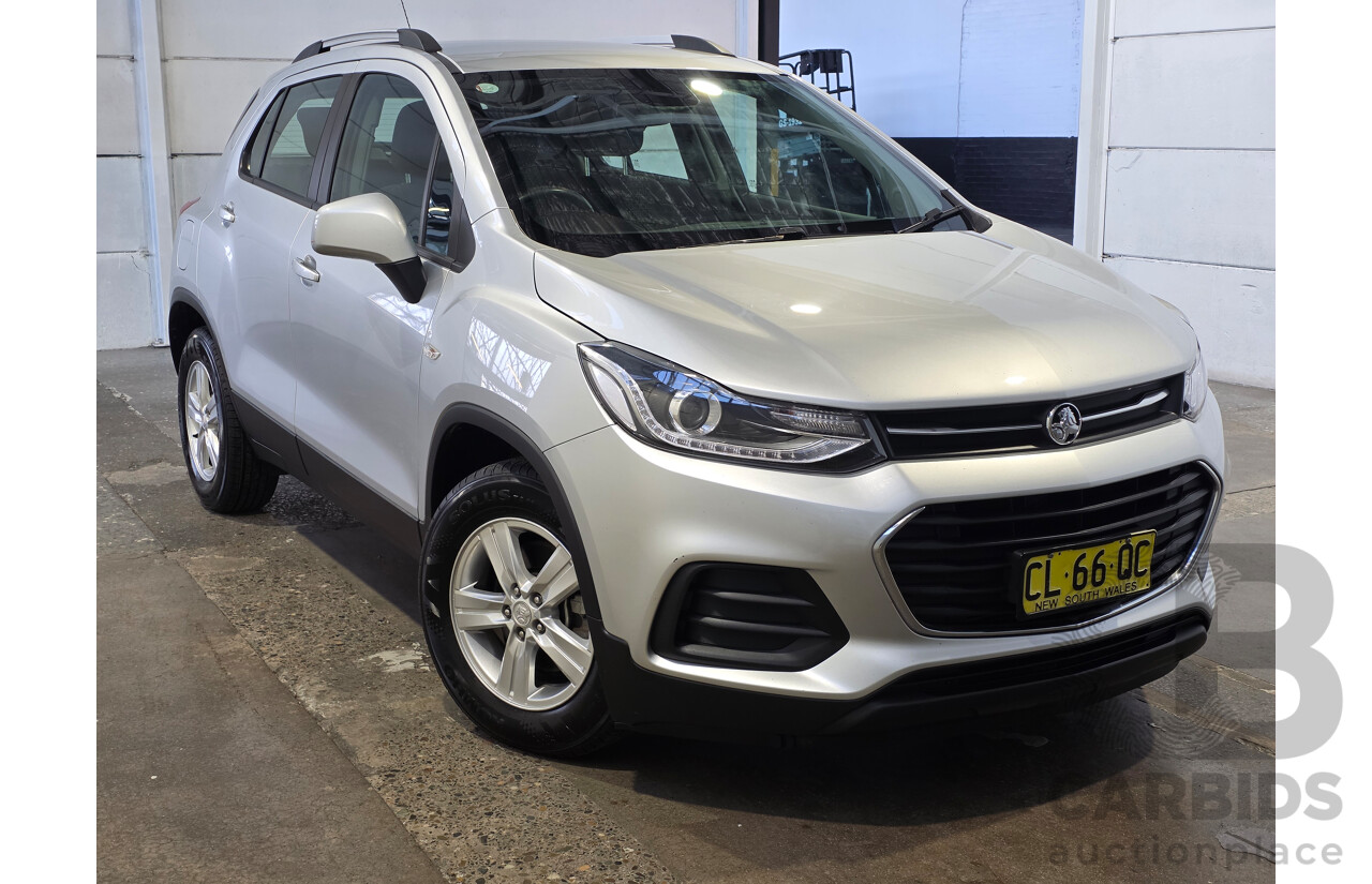 06/2017 Holden Trax LS TJ MY17 4D Wagon Nitrate Silver Turbo 1.4L