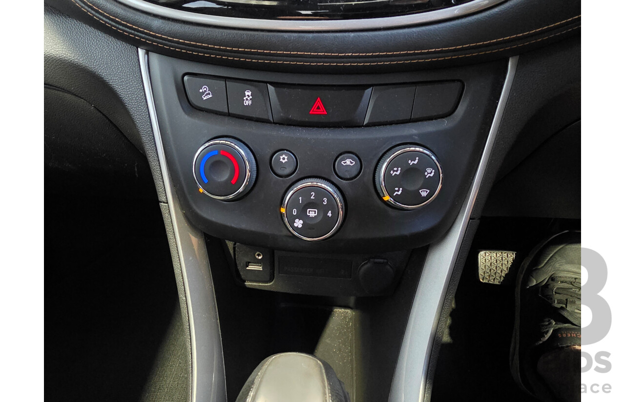 06/2017 Holden Trax LS TJ MY17 4D Wagon Nitrate Silver Turbo 1.4L