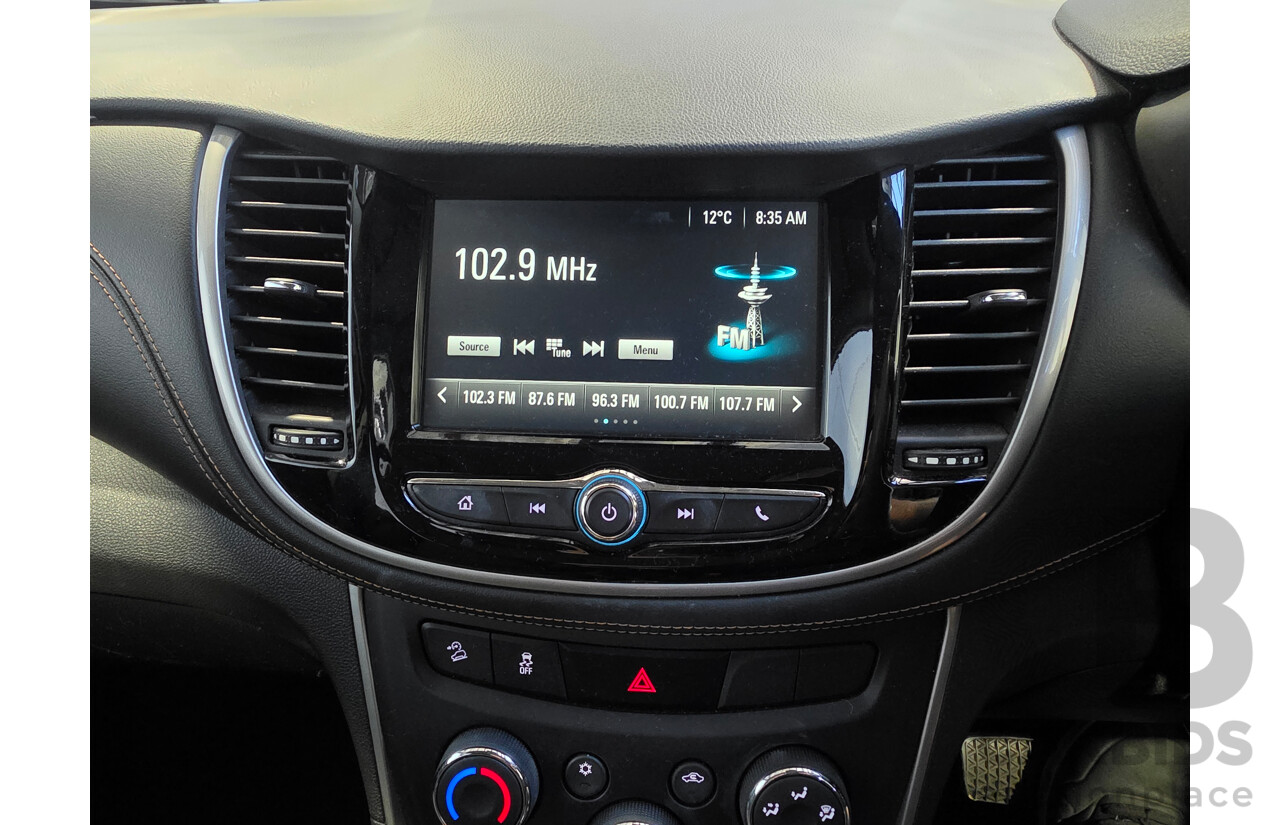06/2017 Holden Trax LS TJ MY17 4D Wagon Nitrate Silver Turbo 1.4L