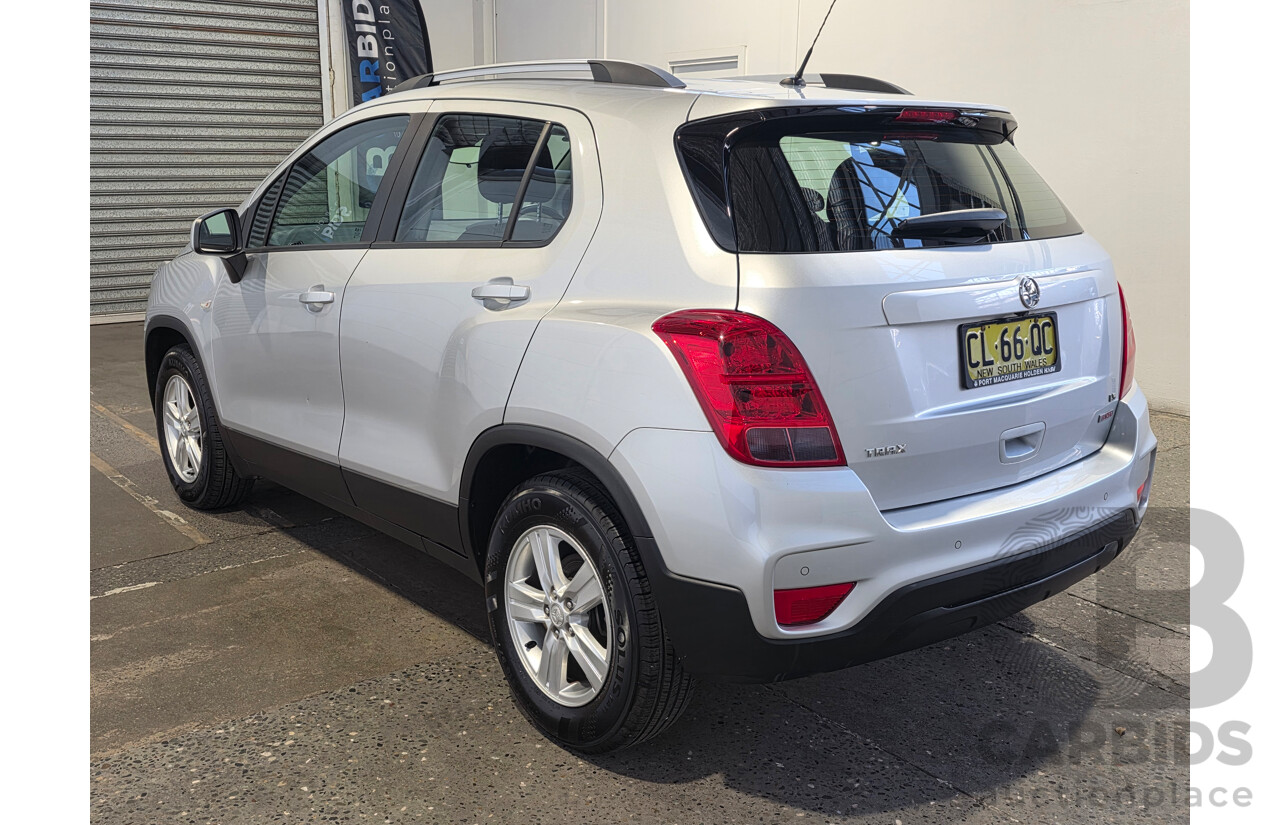 06/2017 Holden Trax LS TJ MY17 4D Wagon Nitrate Silver Turbo 1.4L