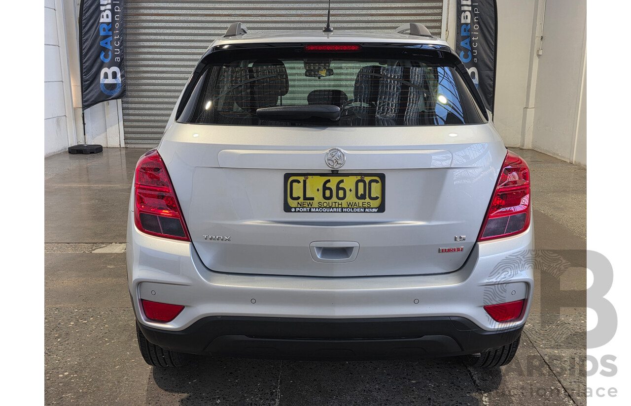 06/2017 Holden Trax LS TJ MY17 4D Wagon Nitrate Silver Turbo 1.4L