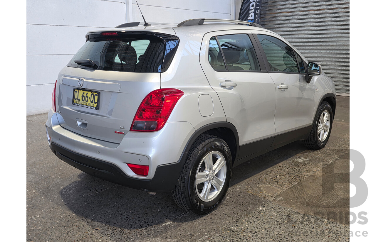 06/2017 Holden Trax LS TJ MY17 4D Wagon Nitrate Silver Turbo 1.4L