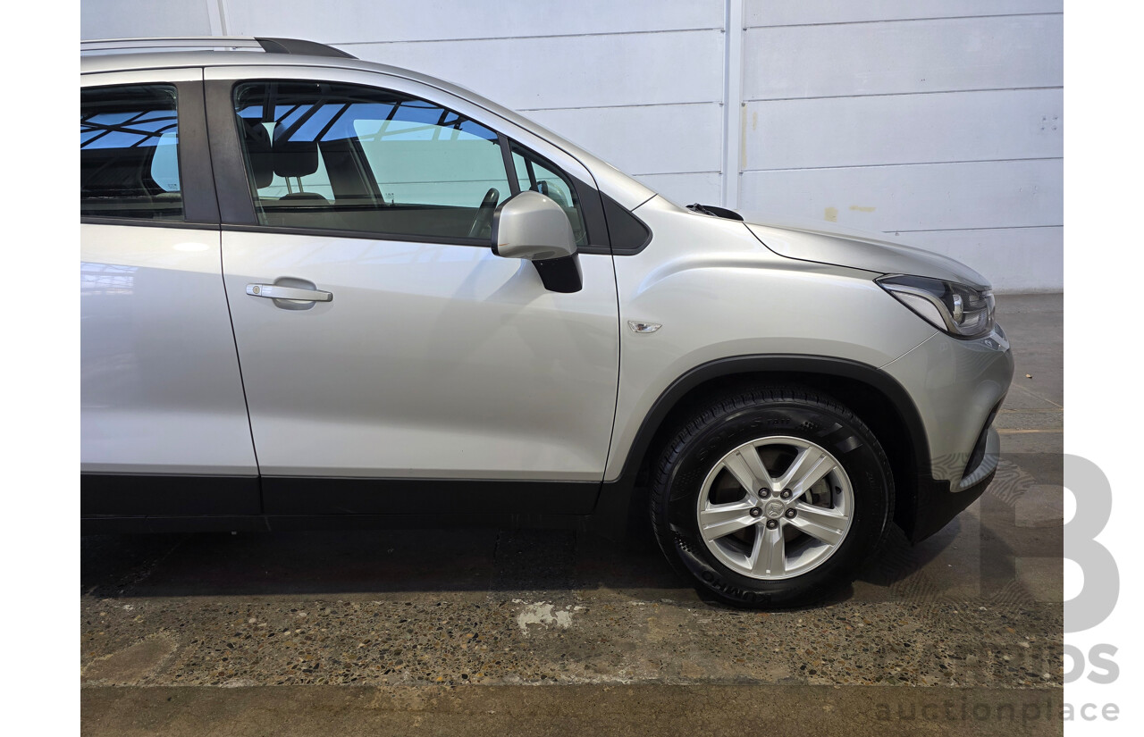 06/2017 Holden Trax LS TJ MY17 4D Wagon Nitrate Silver Turbo 1.4L