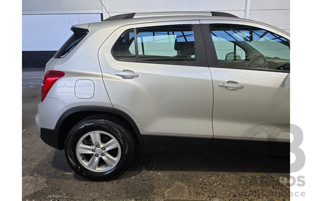 06/2017 Holden Trax LS TJ MY17 4D Wagon Nitrate Silver Turbo 1.4L