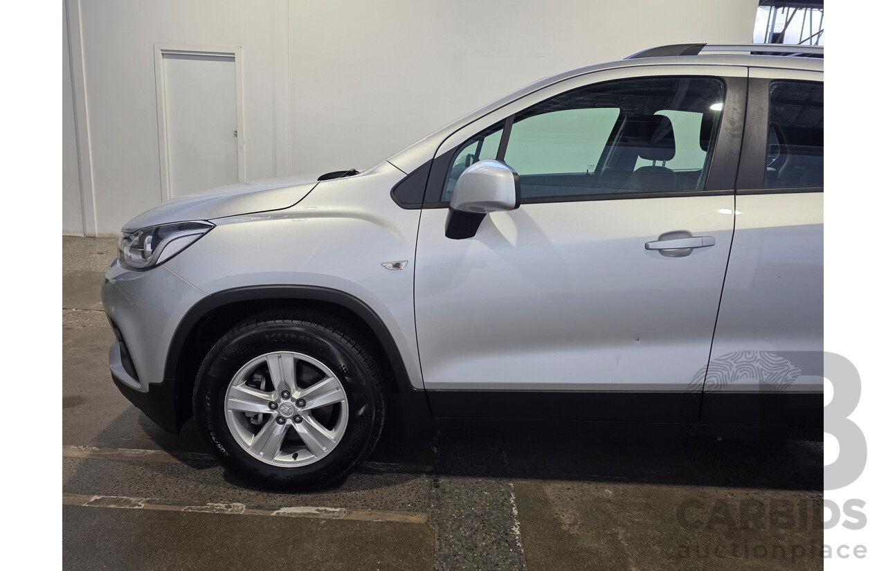 06/2017 Holden Trax LS TJ MY17 4D Wagon Nitrate Silver Turbo 1.4L