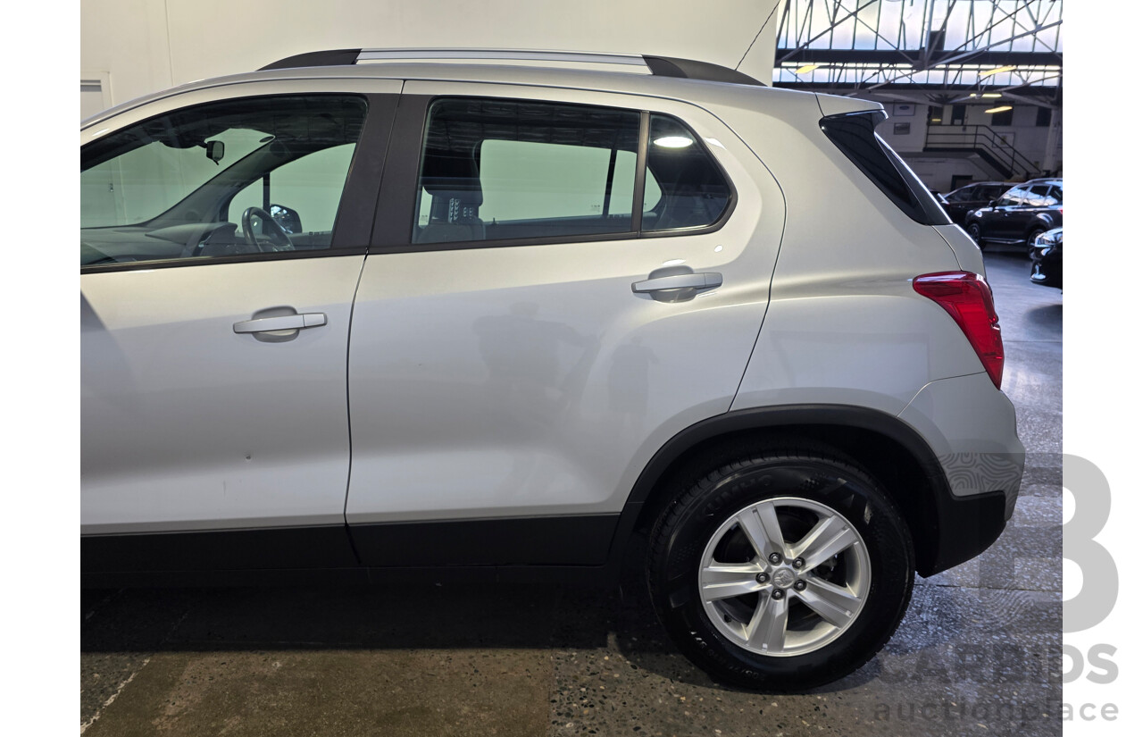 06/2017 Holden Trax LS TJ MY17 4D Wagon Nitrate Silver Turbo 1.4L