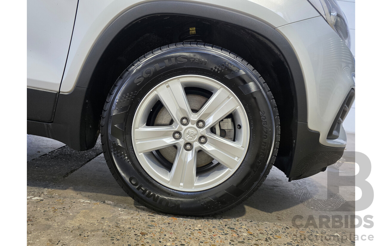 06/2017 Holden Trax LS TJ MY17 4D Wagon Nitrate Silver Turbo 1.4L