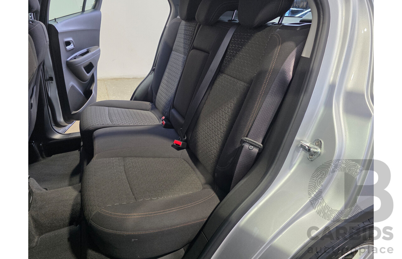 06/2017 Holden Trax LS TJ MY17 4D Wagon Nitrate Silver Turbo 1.4L