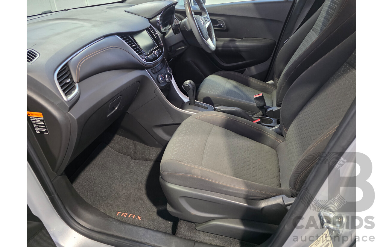 06/2017 Holden Trax LS TJ MY17 4D Wagon Nitrate Silver Turbo 1.4L
