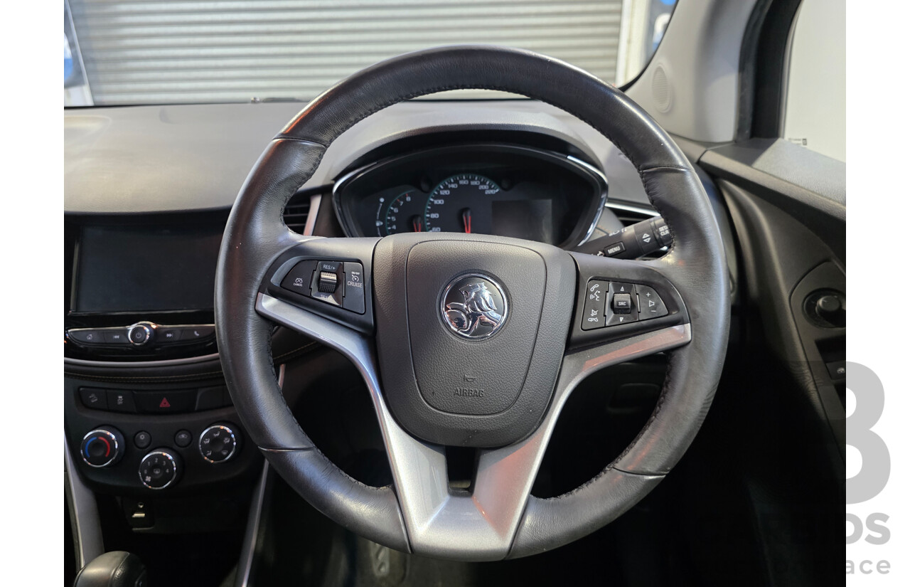 06/2017 Holden Trax LS TJ MY17 4D Wagon Nitrate Silver Turbo 1.4L