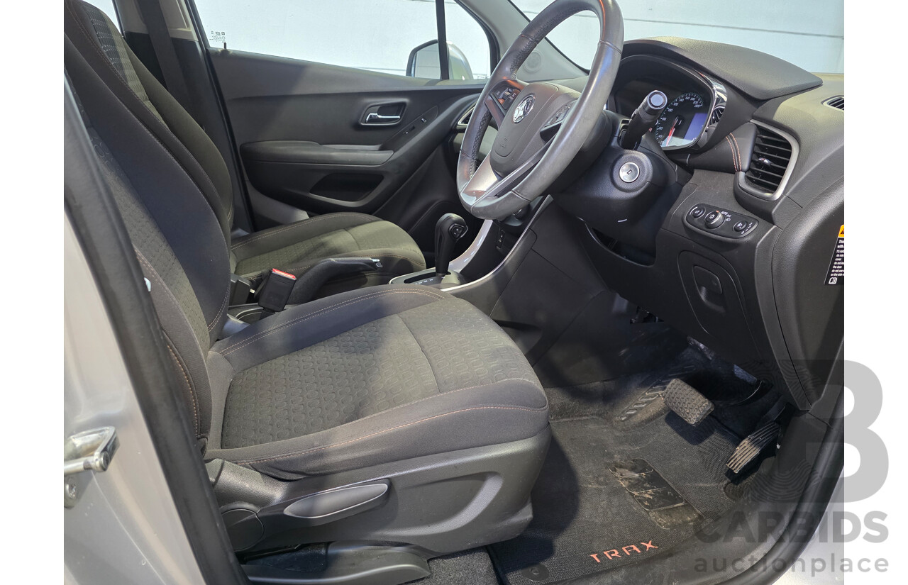 06/2017 Holden Trax LS TJ MY17 4D Wagon Nitrate Silver Turbo 1.4L