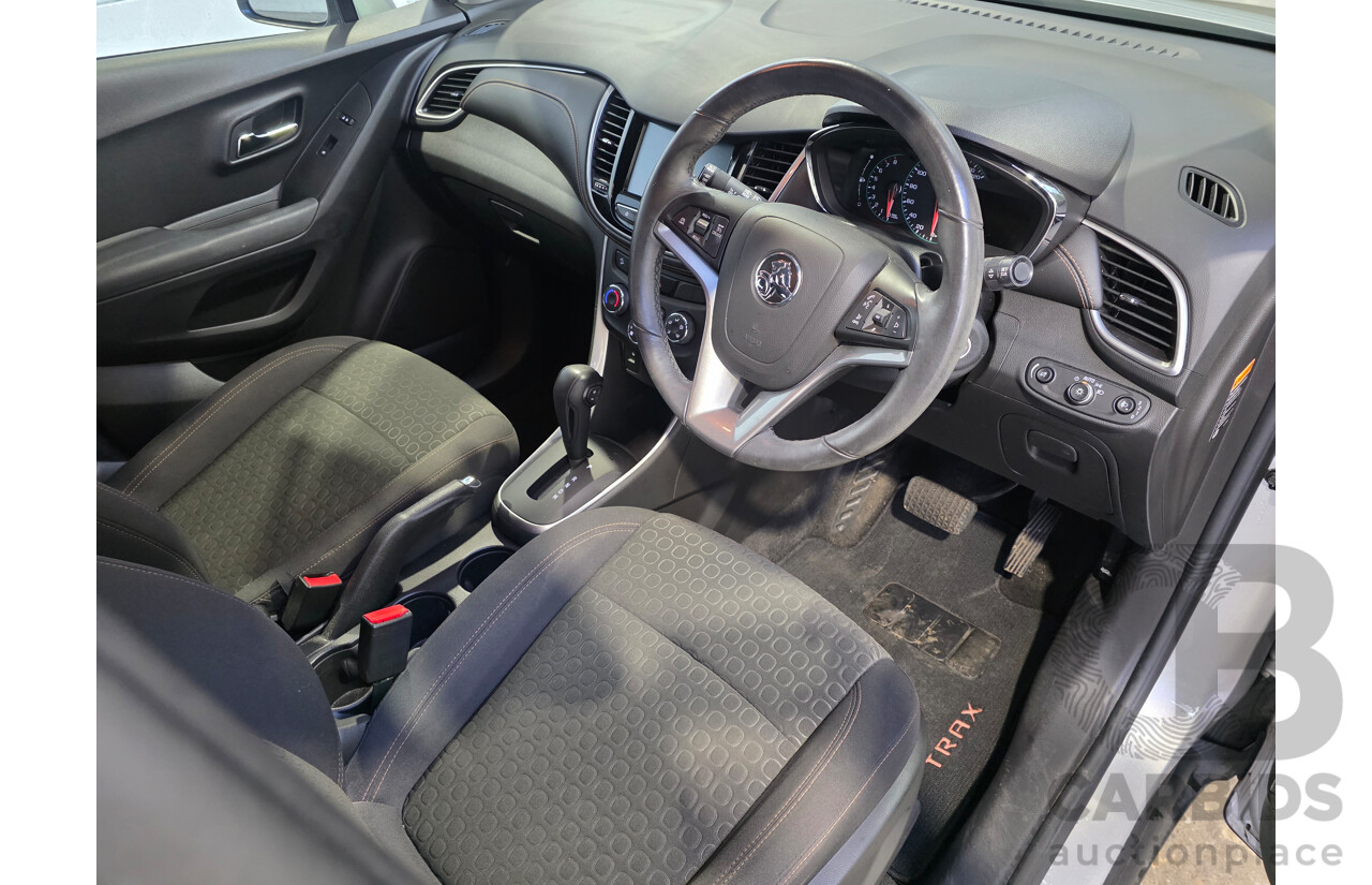 06/2017 Holden Trax LS TJ MY17 4D Wagon Nitrate Silver Turbo 1.4L