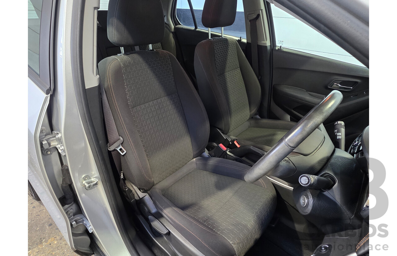 06/2017 Holden Trax LS TJ MY17 4D Wagon Nitrate Silver Turbo 1.4L