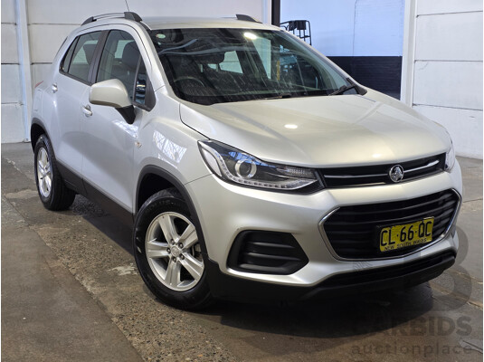 06/2017 Holden Trax LS TJ MY17 4D Wagon Nitrate Silver Turbo 1.4L