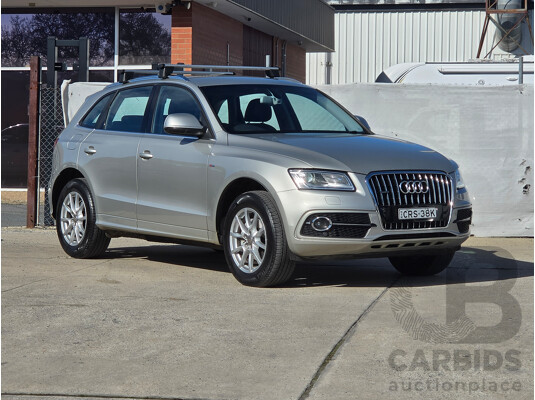 11/2013 Audi Q5 2.0 TDI Quattro (AWD) S-Line  8R MY13 4D Wagon Silver Turbo Diesel 2.0L
