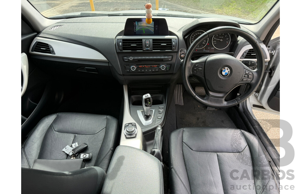 09/2014 Bmw 1 18i F20 MY13 5D Hatchback Glacier Silver Metallic 1.6L