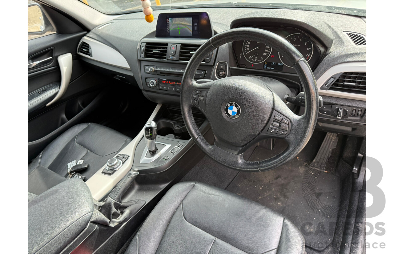 09/2014 Bmw 1 18i F20 MY13 5D Hatchback Glacier Silver Metallic 1.6L