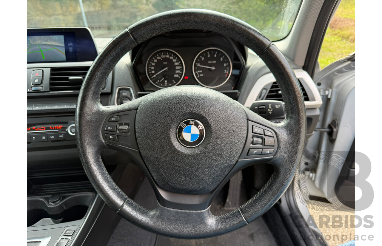 09/2014 Bmw 1 18i F20 MY13 5D Hatchback Glacier Silver Metallic 1.6L