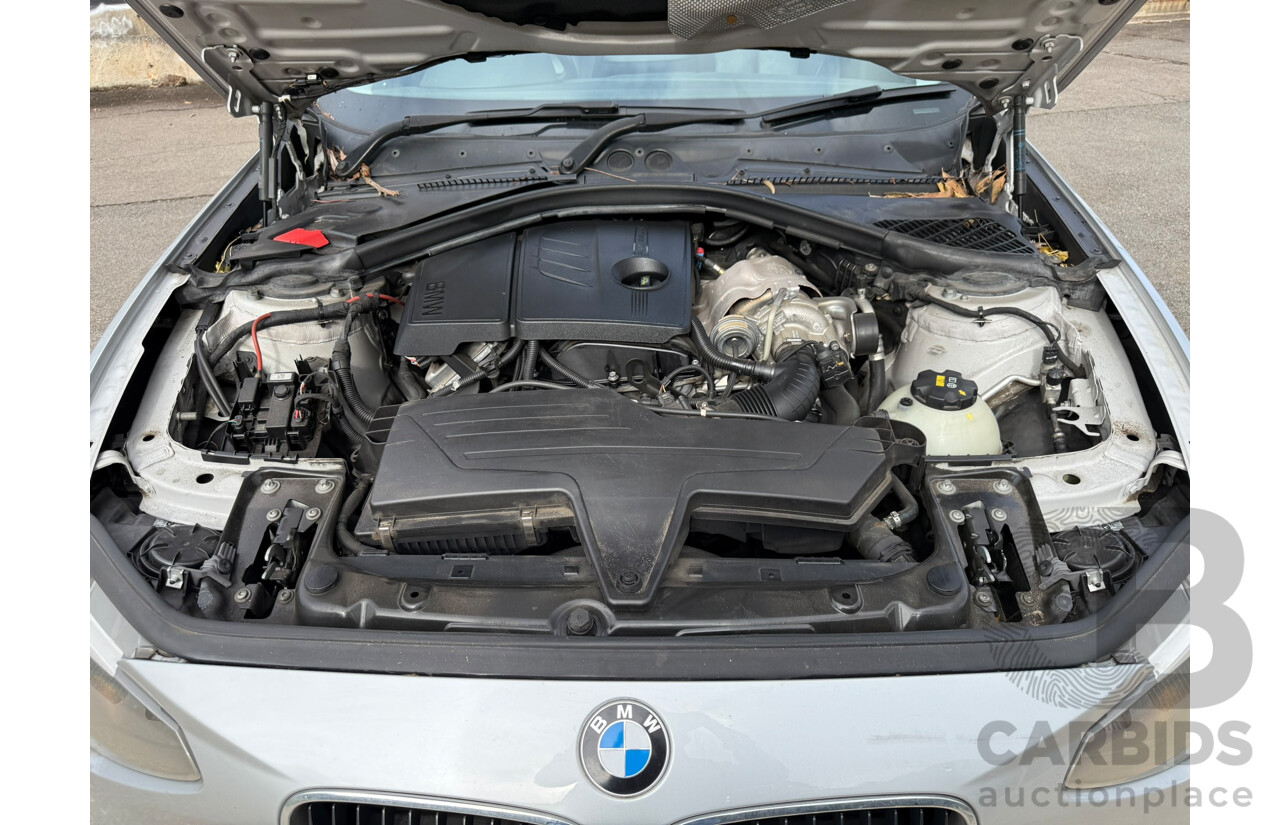 09/2014 Bmw 1 18i F20 MY13 5D Hatchback Glacier Silver Metallic 1.6L