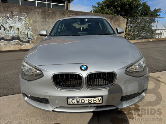 09/2014 Bmw 1 18i F20 MY13 5D Hatchback Glacier Silver Metallic 1.6L