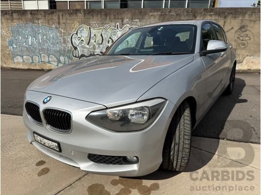 09/2014 Bmw 1 18i F20 MY13 5D Hatchback Glacier Silver Metallic 1.6L