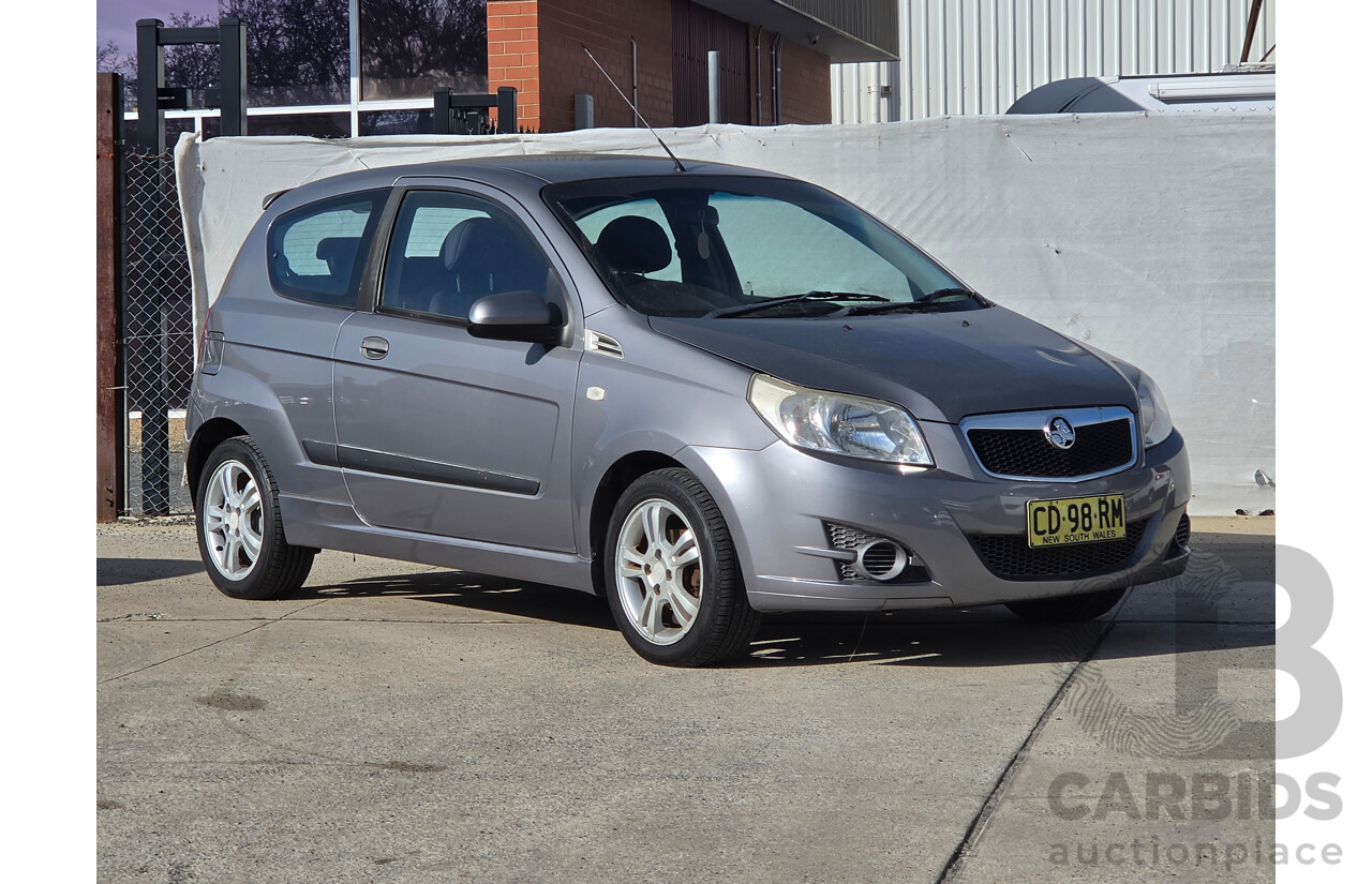 04/2010 Holden Barina TK MY10 3d Hatchback Silver 1.6L