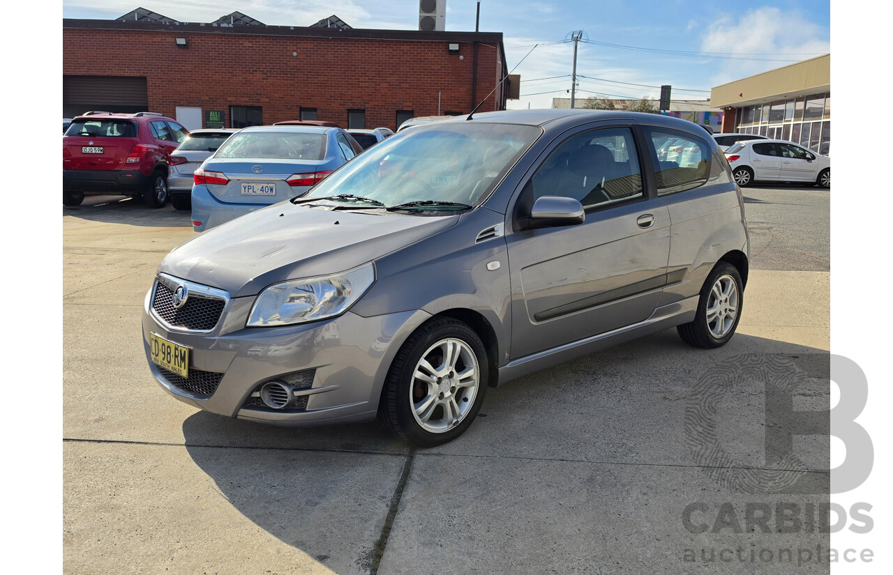 04/2010 Holden Barina TK MY10 3d Hatchback Silver 1.6L