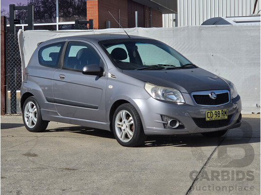 04/2010 Holden Barina  TK MY10 3d Hatchback Silver 1.6L