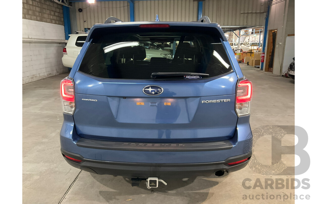 02/2017 Subaru Forester 2.5i-S AWD MY17 4D Wagon Blue 2.5L