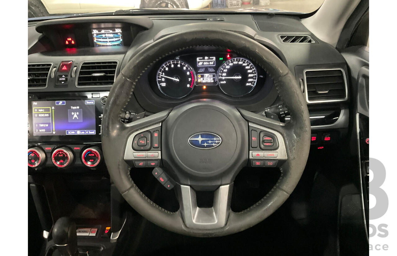 02/2017 Subaru Forester 2.5i-S AWD MY17 4D Wagon Blue 2.5L