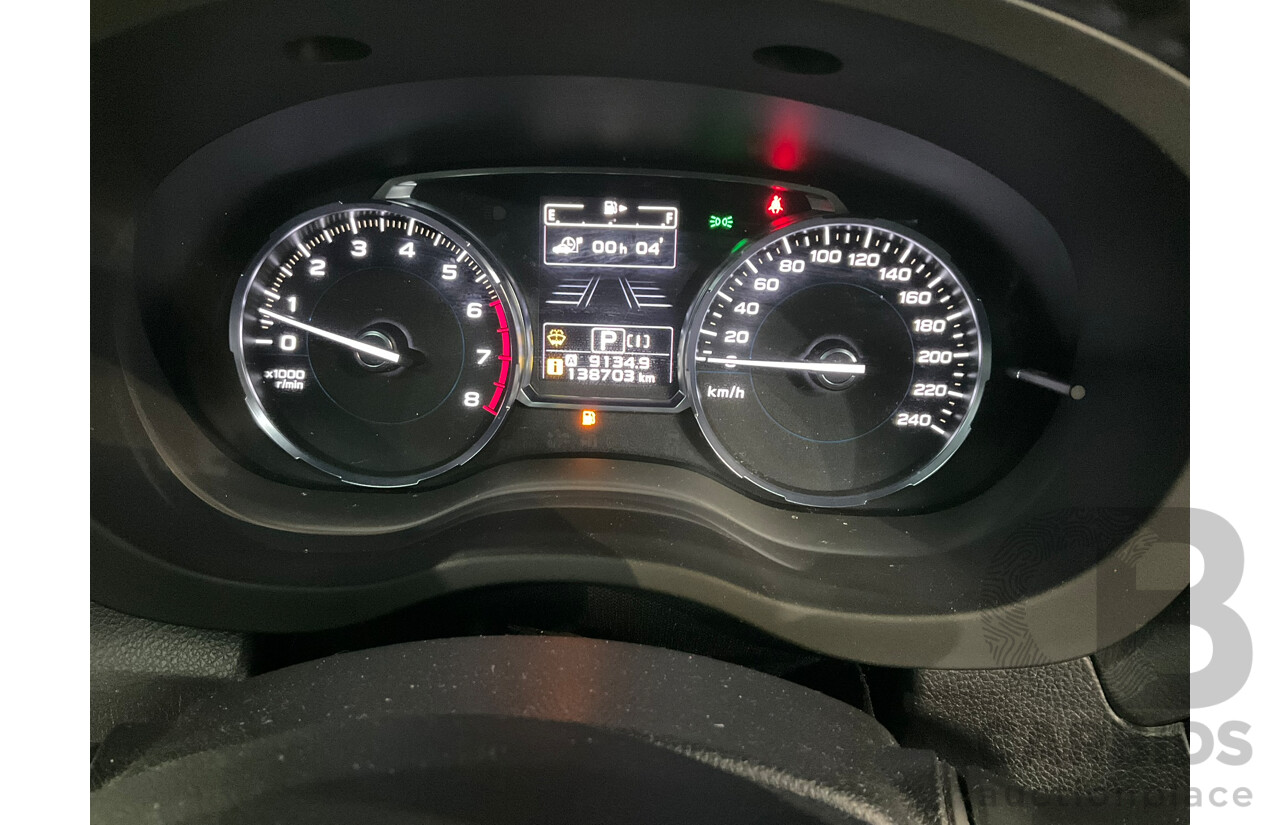 02/2017 Subaru Forester 2.5i-S AWD MY17 4D Wagon Blue 2.5L