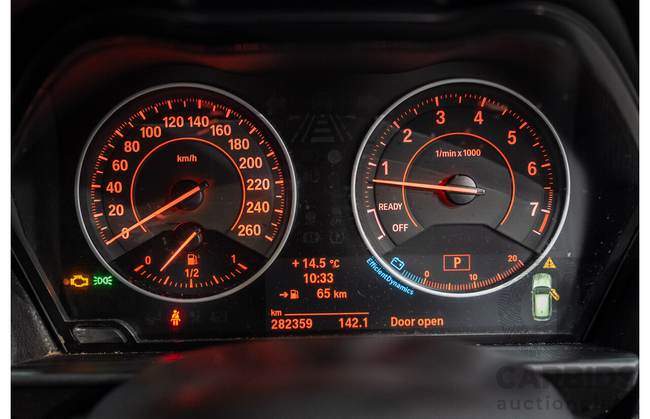 06/2013 BMW 1 Series M135i (RWD) F20 5d Hatchback Estoril Blue Turbo 3.0L