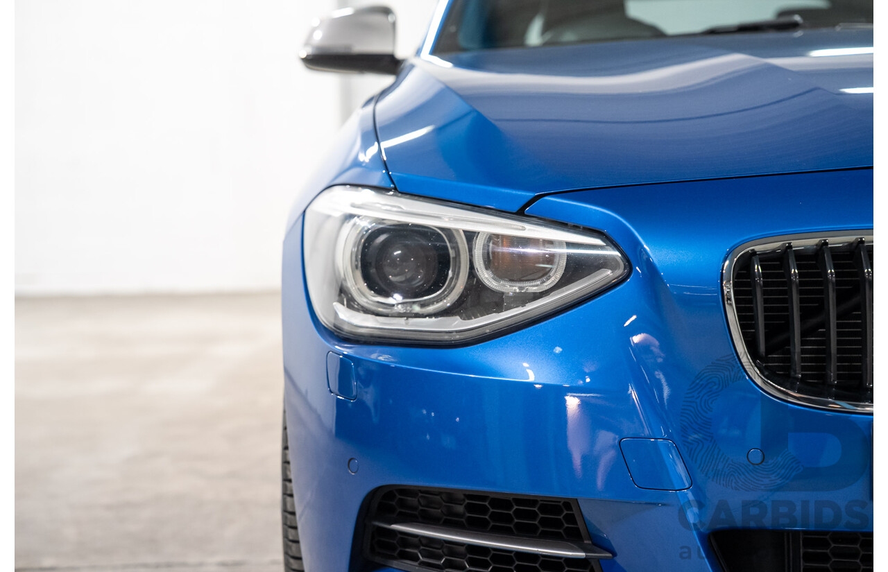 06/2013 BMW 1 Series M135i (RWD) F20 5d Hatchback Estoril Blue Turbo 3.0L