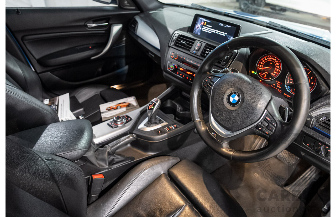 06/2013 BMW 1 Series M135i (RWD) F20 5d Hatchback Estoril Blue Turbo 3.0L