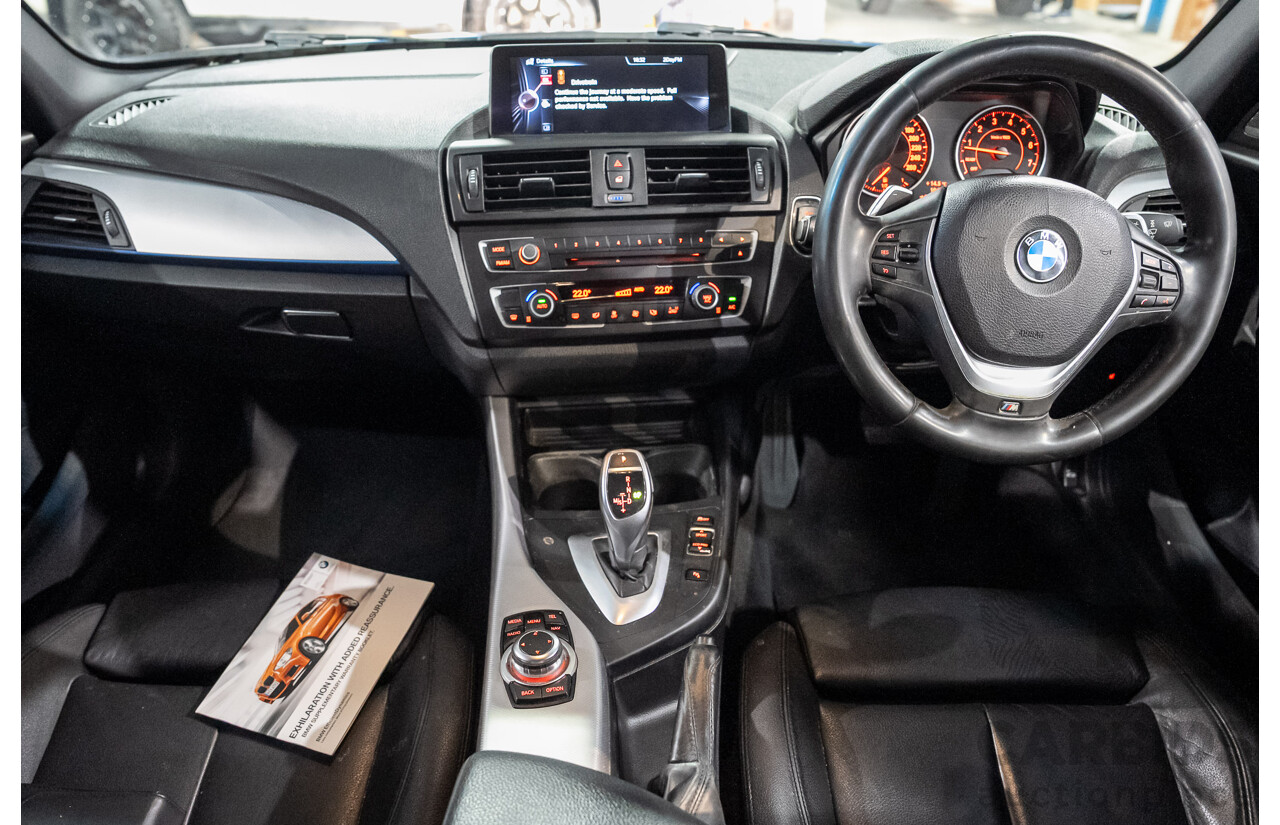 06/2013 BMW 1 Series M135i (RWD) F20 5d Hatchback Estoril Blue Turbo 3.0L