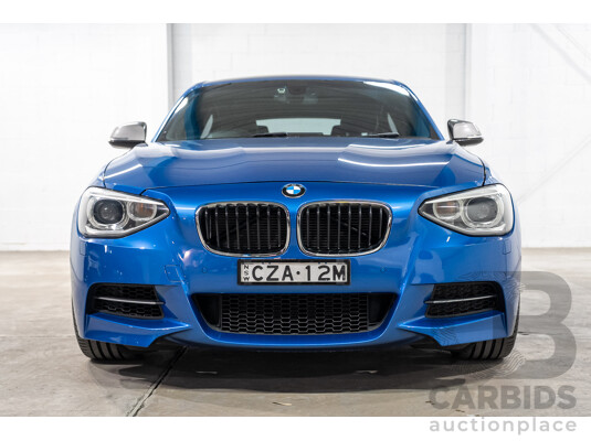 06/2013 BMW 1 Series M135i (RWD) F20 5d Hatchback Estoril Blue Turbo 3.0L