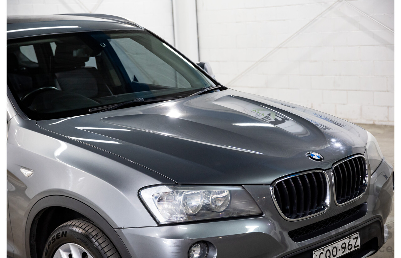 11/2013 Bmw X3 xDRIVE20d (4WD) F25 MY13 4d Wagon Grey Turbo Diesel 2.0L