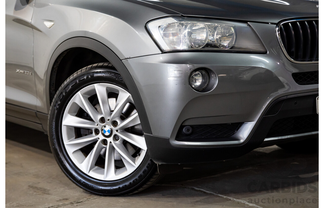11/2013 Bmw X3 xDRIVE20d (4WD) F25 MY13 4d Wagon Grey Turbo Diesel 2.0L
