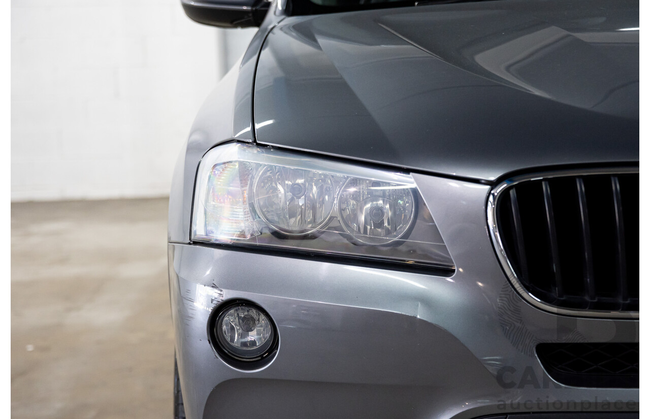 11/2013 Bmw X3 xDRIVE20d (4WD) F25 MY13 4d Wagon Grey Turbo Diesel 2.0L