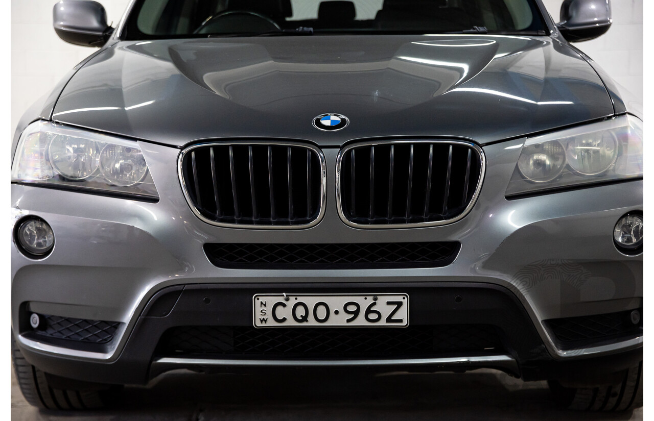 11/2013 Bmw X3 xDRIVE20d (4WD) F25 MY13 4d Wagon Grey Turbo Diesel 2.0L
