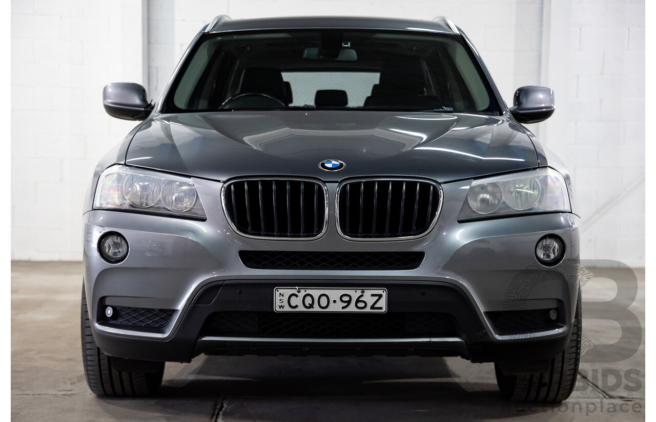 11/2013 Bmw X3 xDRIVE20d (4WD) F25 MY13 4d Wagon Grey Turbo Diesel 2.0L