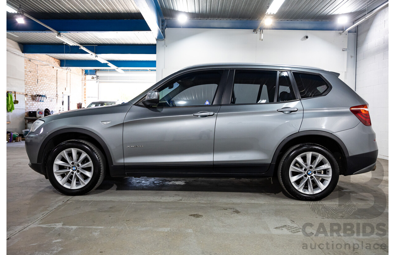 11/2013 Bmw X3 xDRIVE20d (4WD) F25 MY13 4d Wagon Grey Turbo Diesel 2.0L