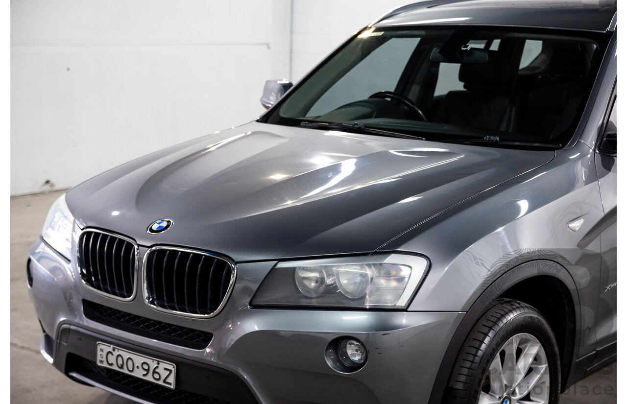 11/2013 Bmw X3 xDRIVE20d (4WD) F25 MY13 4d Wagon Grey Turbo Diesel 2.0L