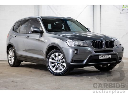 11/2013 Bmw X3 xDRIVE20d (4WD) F25 MY13 4d Wagon Grey Turbo Diesel 2.0L