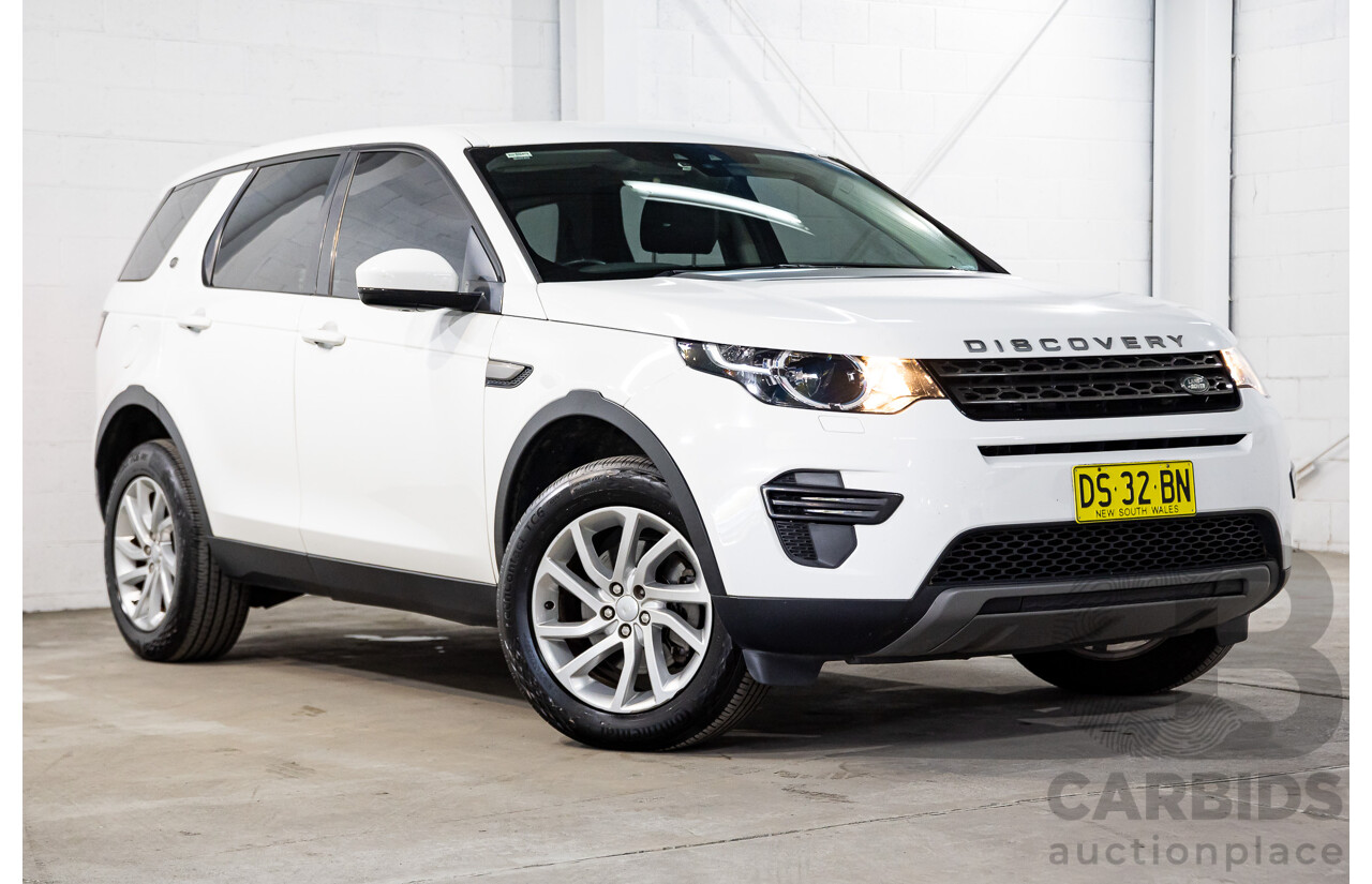 08/2018 Land Rover Discovery Sport TD4 (110kW) SE (AWD) L550 MY18 4D Wagon Polaris White Turbo Diesel 2.0L