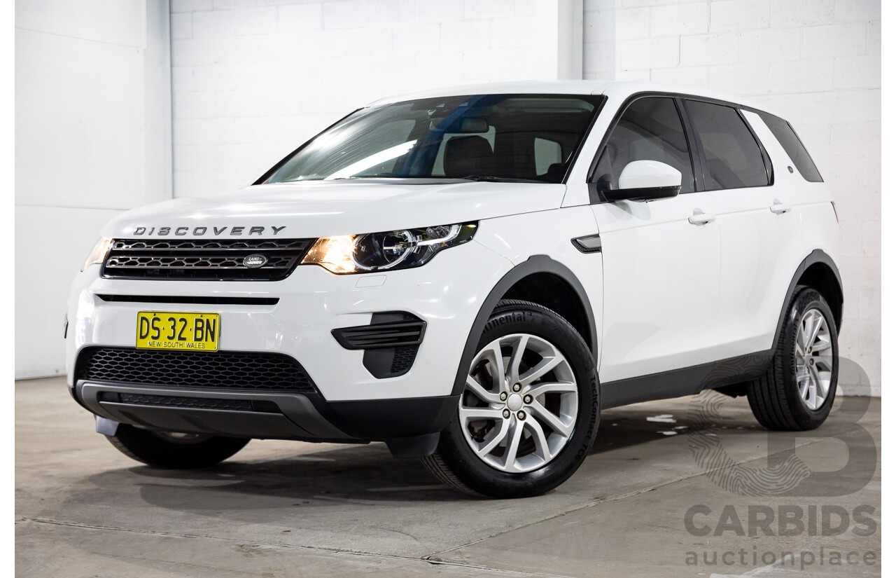 08/2018 Land Rover Discovery Sport TD4 (110kW) SE (AWD) L550 MY18 4D Wagon Polaris White Turbo Diesel 2.0L