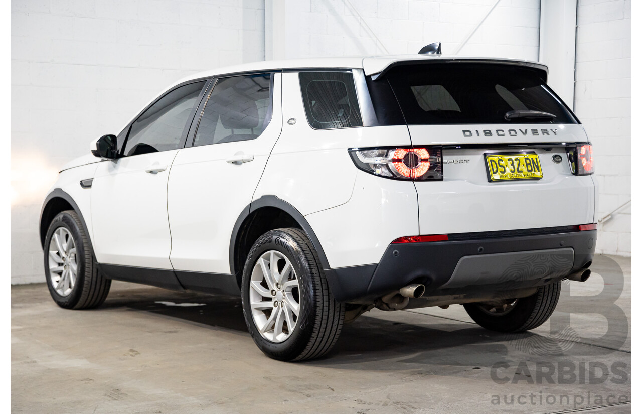 08/2018 Land Rover Discovery Sport TD4 (110kW) SE (AWD) L550 MY18 4D Wagon Polaris White Turbo Diesel 2.0L