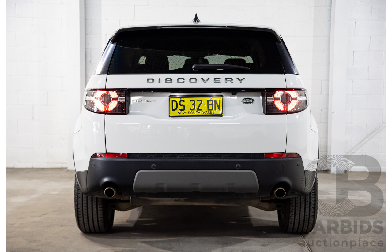 08/2018 Land Rover Discovery Sport TD4 (110kW) SE (AWD) L550 MY18 4D Wagon Polaris White Turbo Diesel 2.0L
