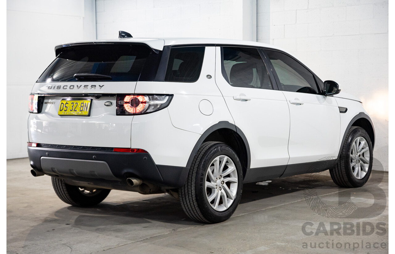 08/2018 Land Rover Discovery Sport TD4 (110kW) SE (AWD) L550 MY18 4D Wagon Polaris White Turbo Diesel 2.0L